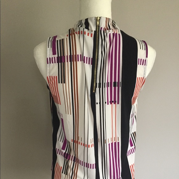 Worthington Top Blouse Halter Neck Sleeveless Sz M - Picture 5 of 7